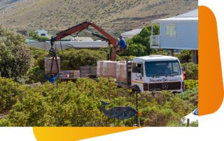 daruzás építkezésekhez szállítással rakodással