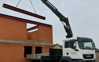 daruskocsi épületszerkezetek emelésére